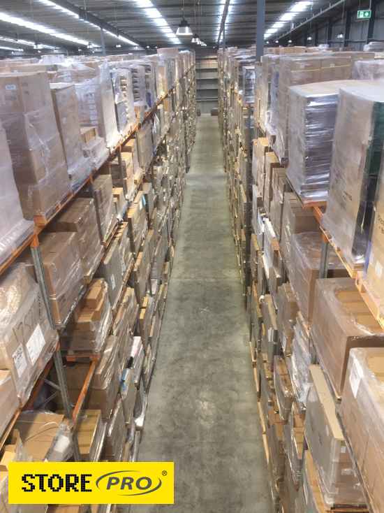 completed a huge job for OfficeMax relocated racking from a previous site to their new warehouse in 3 stages